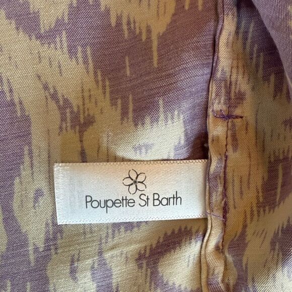 Poupette St Barth Clea printed Purple and Cream Patterned Blazer size Small - Picture 7 of 14